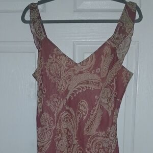 New York & Company Blush Pink Lined Dress (Size 14)
